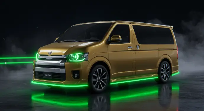 Toyota Hiace Grand Cabin for Rent in Lahore